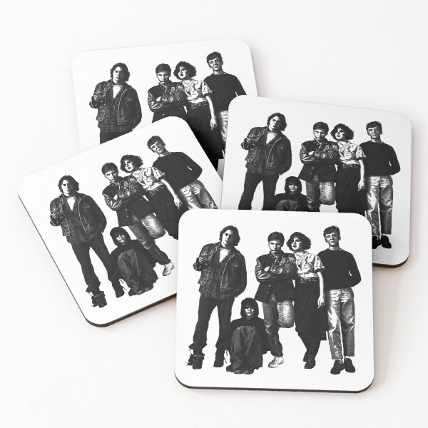 Item preview, The Breakfast Club Black White Cast Standing designed and sold by jonboen.
