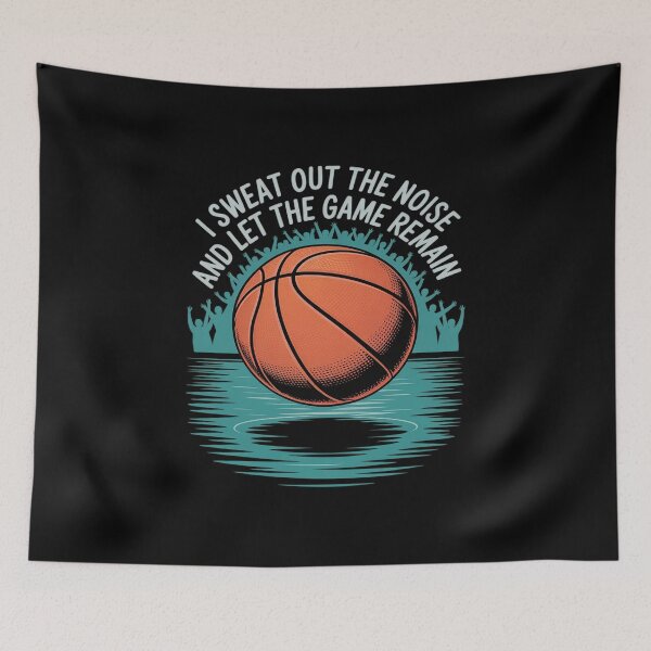 Item preview, I Sweat Out The Noise Basketball Fan Gear designed and sold by LinlinsDemons.