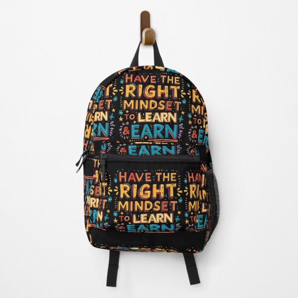 Item preview, Have the right mindset to learn and earn. designed and sold by Fu11yBa11anced.