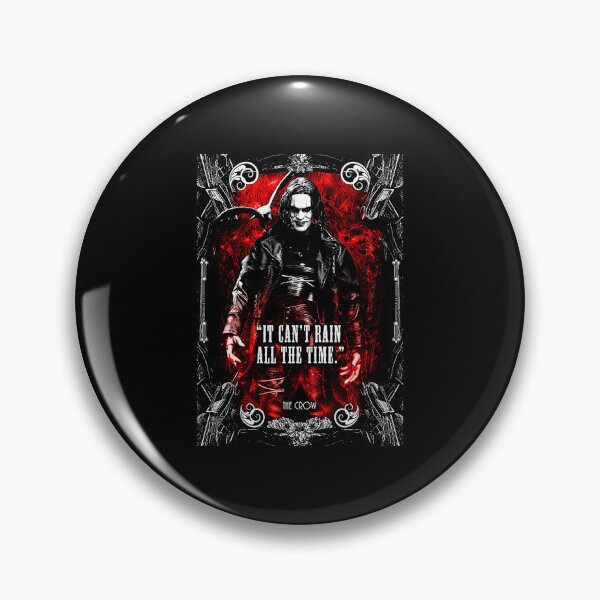 Item preview, The Crow Brandon Lee Red Poster designed and sold by bettannfuco.