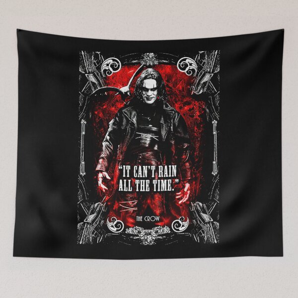 Item preview, The Crow Brandon Lee Red Poster designed and sold by bettannfuco.