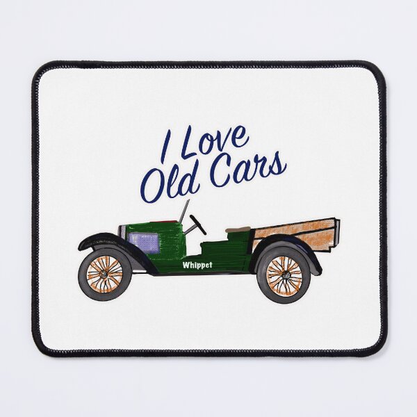 Item preview, I Love Old Cars Whippet Art - Green designed and sold by Michael van der Hoorn.