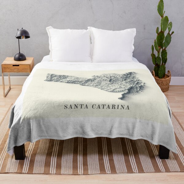 Item preview, Santa Catarina State, Brazil Shaded Relief Map 3D digitally-rendered designed and sold by ThinkAboutMaps.