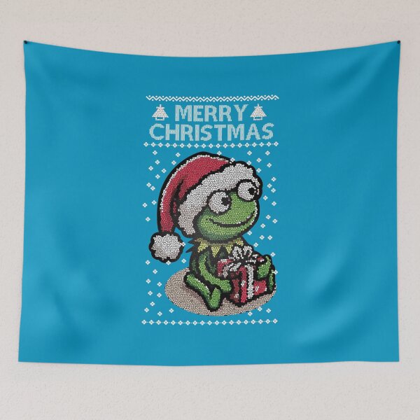 Item preview, Merry Christmas Cute Frog designed and sold by Scaryzz.