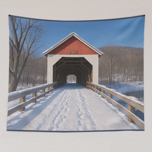 Item preview, The Historic Arthur Smith Covered Bridge designed and sold by Takeda-art.