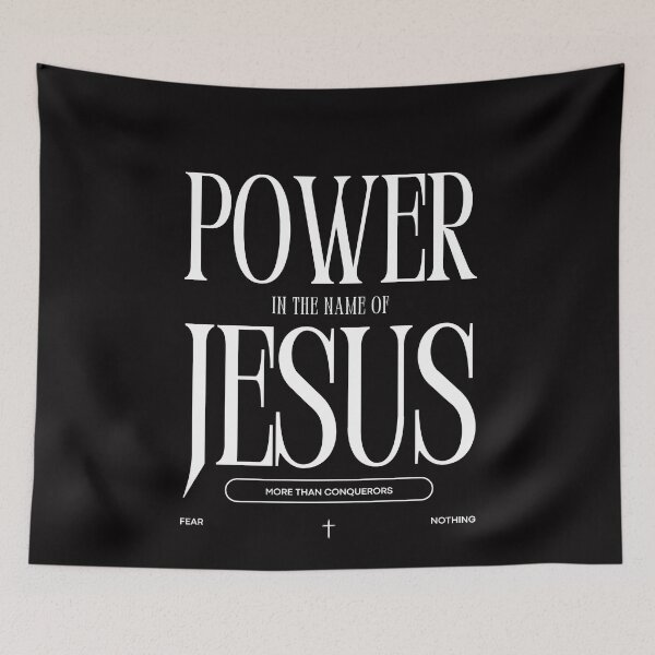 Item preview, Power In The Name Of Jesus | Christian Faith Apparel | More than Conquerors designed and sold by legendofzexu.