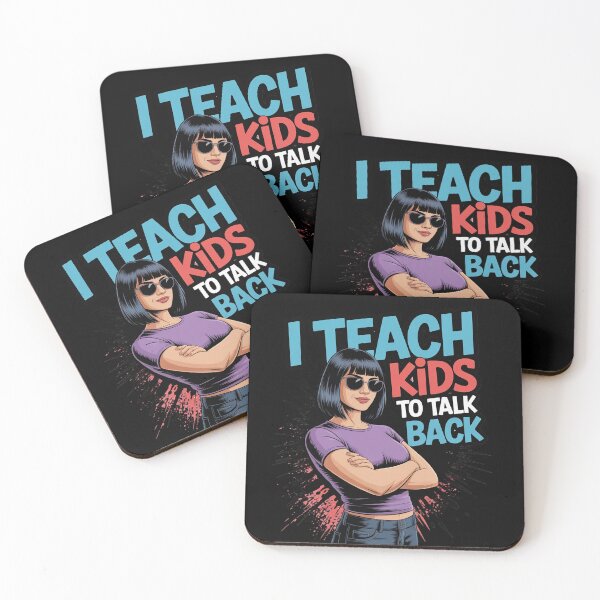 Item preview, I Teach Kids to Talk Back Snarky Speech Therapist designed and sold by velltoons.