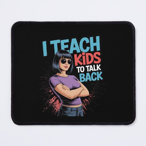 Item preview, I Teach Kids to Talk Back Snarky Speech Therapist designed and sold by velltoons.