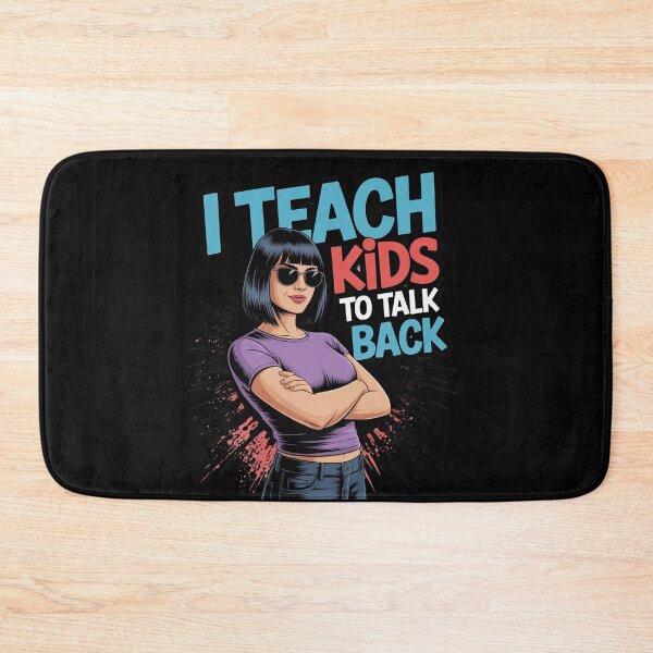 Item preview, I Teach Kids to Talk Back Snarky Speech Therapist designed and sold by velltoons.