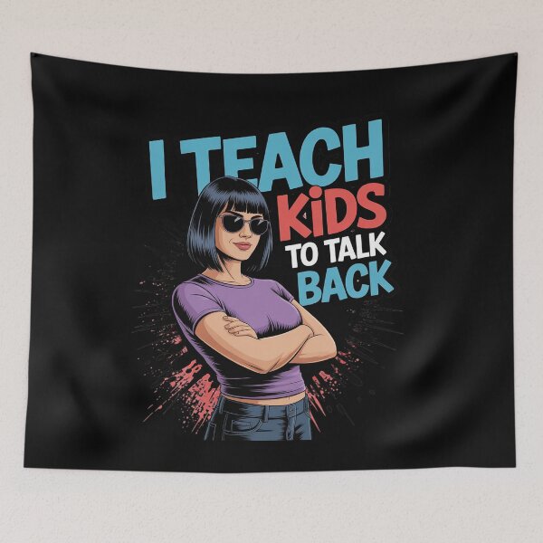 Item preview, I Teach Kids to Talk Back Snarky Speech Therapist designed and sold by velltoons.