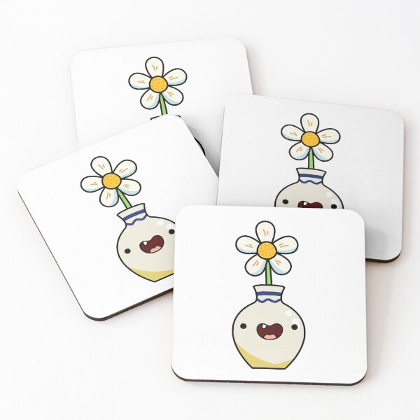 Item preview, Kawaii Daisy in a Beige Vase designed and sold by kawaiilife.