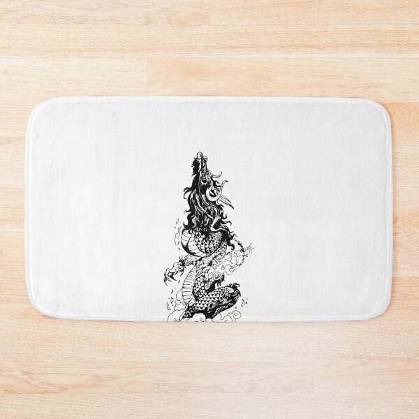 Item preview, Ascending Dragon Ink Art - Dynamic Fantasy Blackwork designed and sold by InkStation24.