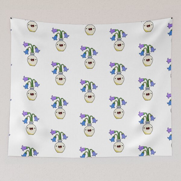 Item preview, Kawaii Bluebells in a Beige Vase designed and sold by kawaiilife.