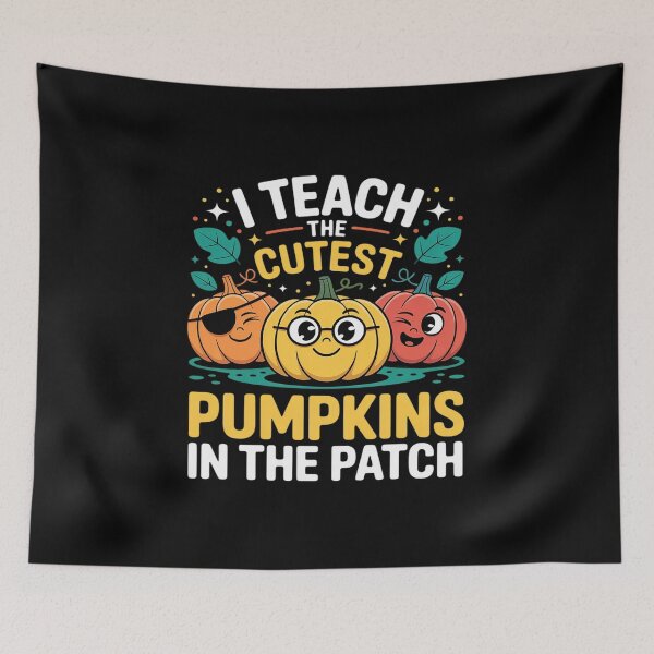 Item preview, I Teach The Cutest Pumpkins In The Patch Halloween Teacher designed and sold by velltoons.