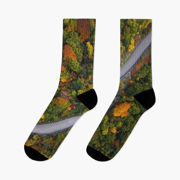 Item preview, The Lonely Road - An Autumn Aerial Journey designed and sold by Real Mindset Studio.