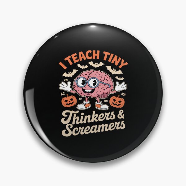 Item preview, I Teach Tiny Thinkers and Screamers Funny Teacher Halloween designed and sold by velltoons.