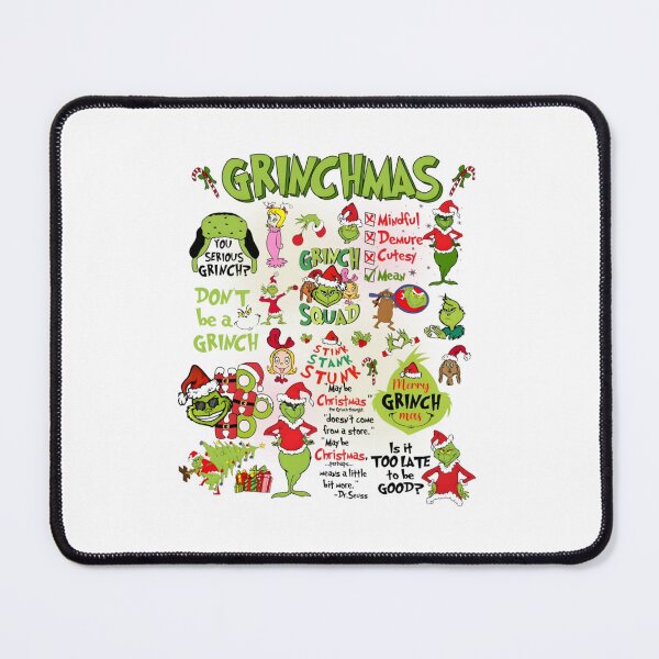 Item preview, Grinch Funny Christmas Collage Holiday Humor Illustration designed and sold by Wendy Darion.