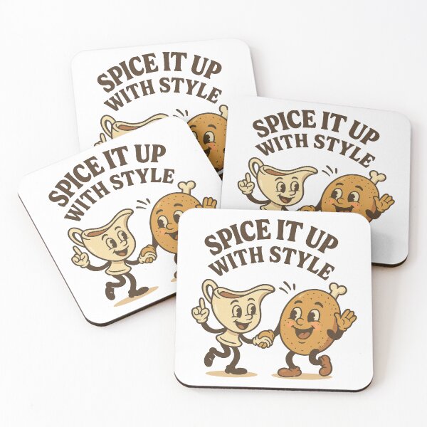 Item preview, Spice It Up With Style – Funny Dancing Gravy and Potato Design designed and sold by inkoutninja.
