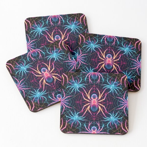 Item preview, Electric Arachnid Grid designed and sold by Cats and Other Things.