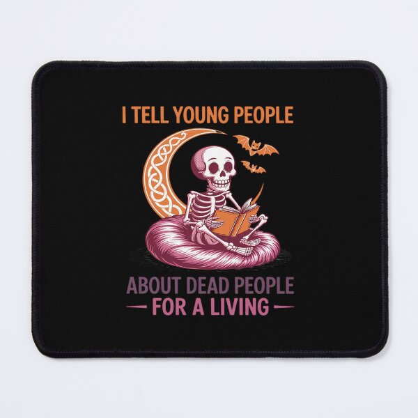 Item preview, Copy of I Teach Tiny ThinkI Tell Young People About Dead People for A Living Skeletoners and Screamers Funny Teacher Halloween designed and sold by velltoons.