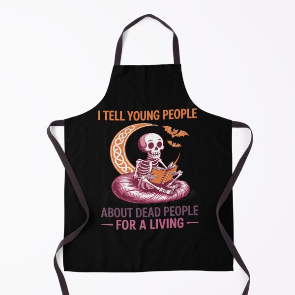 Item preview, Copy of I Teach Tiny ThinkI Tell Young People About Dead People for A Living Skeletoners and Screamers Funny Teacher Halloween designed and sold by velltoons.