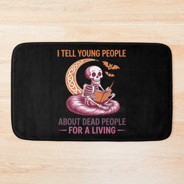 Item preview, Copy of I Teach Tiny ThinkI Tell Young People About Dead People for A Living Skeletoners and Screamers Funny Teacher Halloween designed and sold by velltoons.