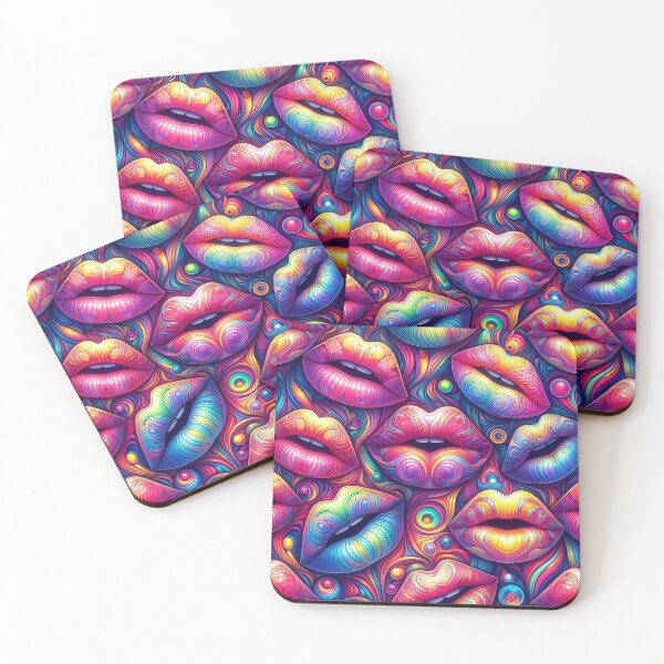Item preview, Psychedelic Pucker Parade designed and sold by Cats and Other Things.
