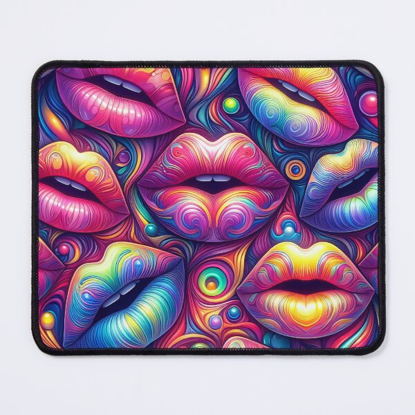 Item preview, Psychedelic Pucker Parade designed and sold by Cats and Other Things.