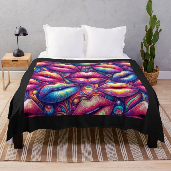 Item preview, Psychedelic Pucker Parade designed and sold by Cats and Other Things.