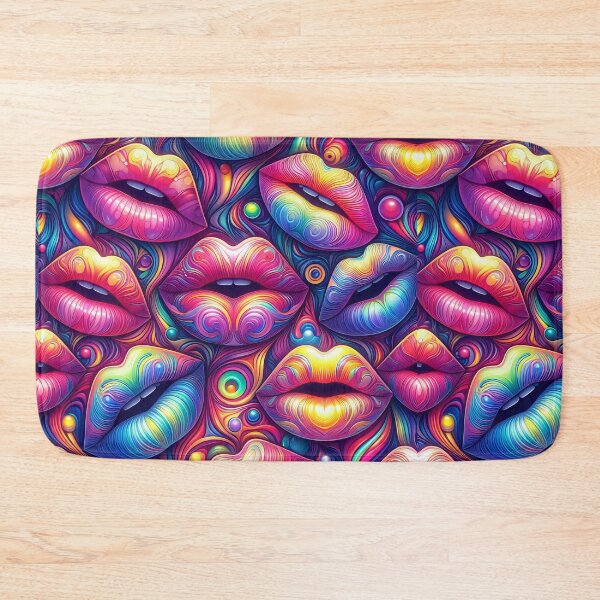 Item preview, Psychedelic Pucker Parade designed and sold by Cats and Other Things.