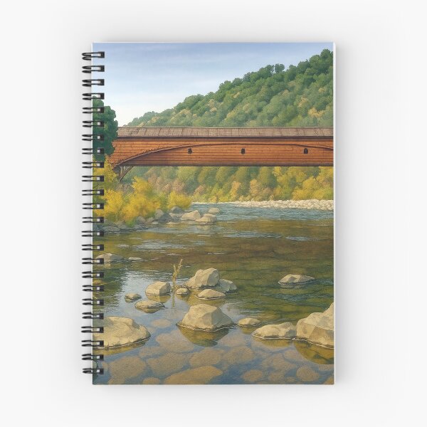 Item preview, The Historic Bridgeport Covered Bridge designed and sold by Takeda-art.