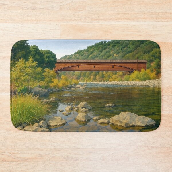 Item preview, The Historic Bridgeport Covered Bridge designed and sold by Takeda-art.