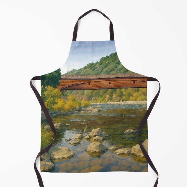 Item preview, The Historic Bridgeport Covered Bridge designed and sold by Takeda-art.