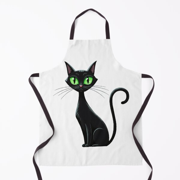 Item preview, Black Cat, Green Eyes, Halloween Witch, Mid Century Modern, MCM, 1960, 1970 designed and sold by TheTimeTaxi.