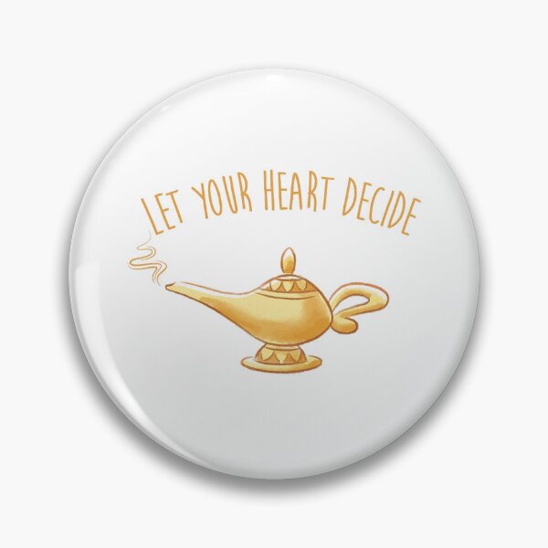 Item preview, Genie Magic Lamp Inspirational Quote Let Your Heart Decide Design designed and sold by Wendy Darion.