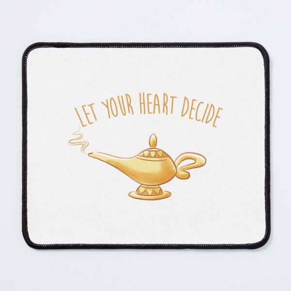 Item preview, Genie Magic Lamp Inspirational Quote Let Your Heart Decide Design designed and sold by Wendy Darion.