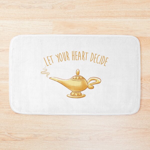 Item preview, Genie Magic Lamp Inspirational Quote Let Your Heart Decide Design designed and sold by Wendy Darion.