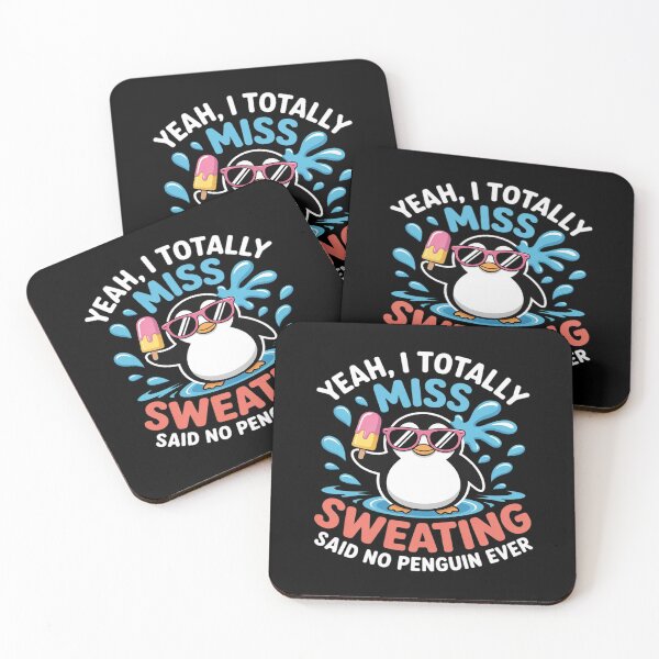 Item preview, I Totally Miss Sweating Funny Penguin Cold Weather Lover designed and sold by velltoons.