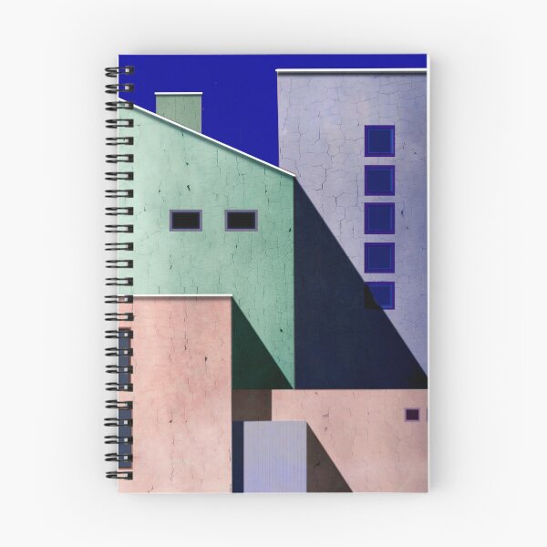 Aperçu de l'œuvre Façades pastel de la ville – Art architectural minimaliste 2 créée et vendue par HKDigital.