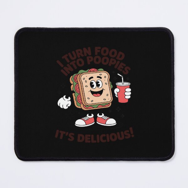 Item preview, I Turn Food into Poopies Retro Funny Poop designed and sold by velltoons.