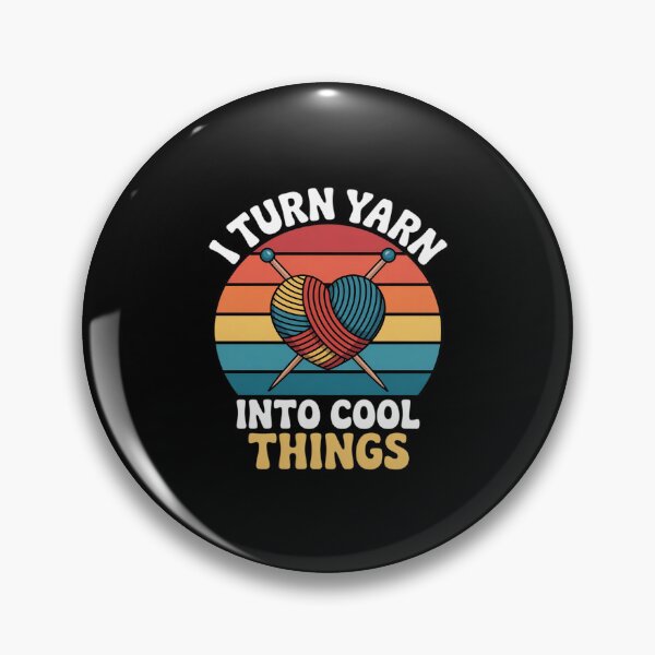Item preview, I Turn Yarn Into Cool Things Creative Fiber Artist Crafting designed and sold by velltoons.