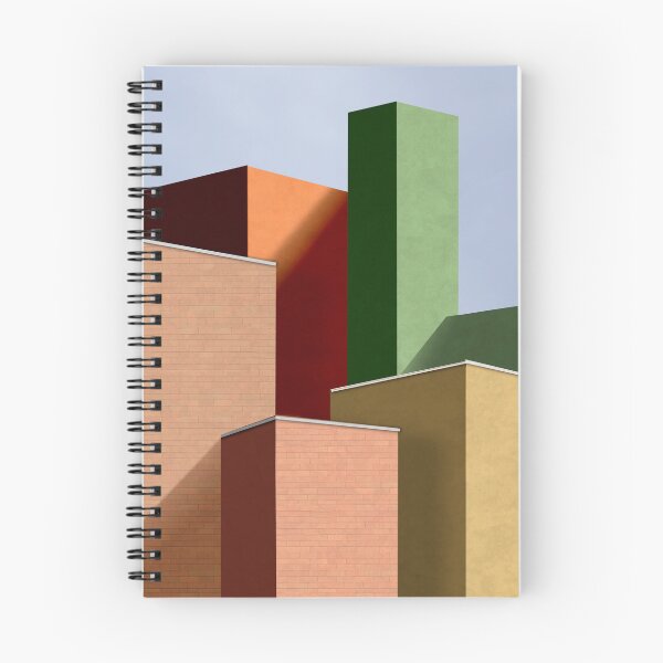Item preview, Pastel City Facades – Minimalist Architectural Art 3 designed and sold by HKDigital.