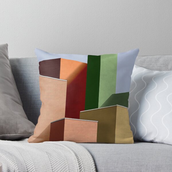 Item preview, Pastel City Facades – Minimalist Architectural Art 3 designed and sold by HKDigital.