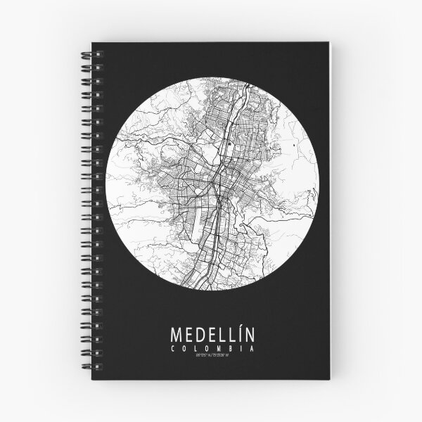 Item preview, Medellín City Map of Colombia - Full Moon designed and sold by deMAP.
