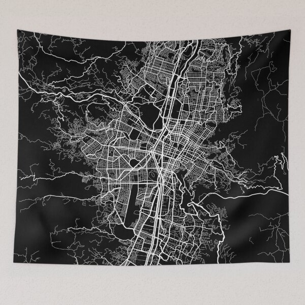 Item preview, Medellín City Map of Colombia - Full Moon designed and sold by deMAP.