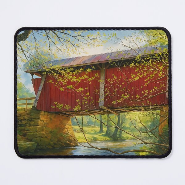 Item preview, The Campbell's Historic Covered Bridge designed and sold by Takeda-art.