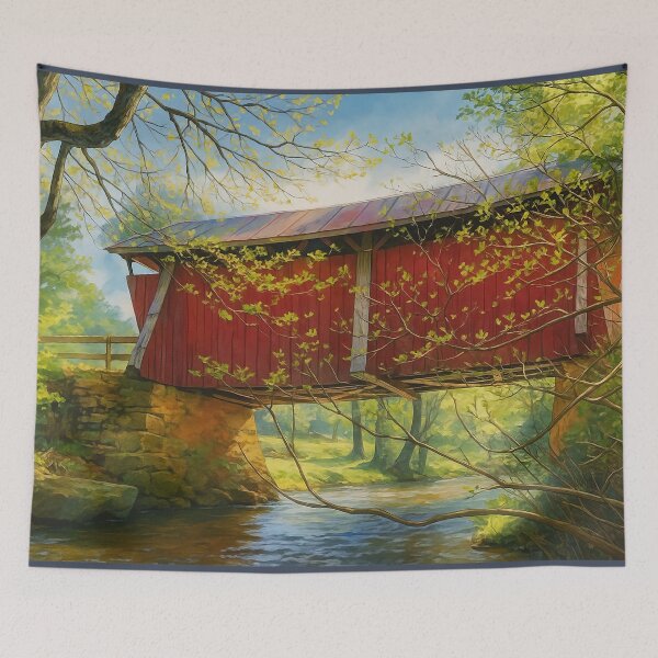 Item preview, The Campbell's Historic Covered Bridge designed and sold by Takeda-art.
