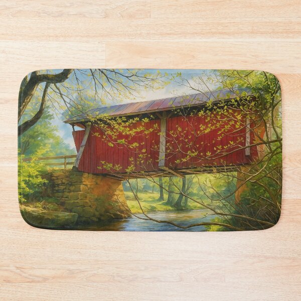 Item preview, The Campbell's Historic Covered Bridge designed and sold by Takeda-art.