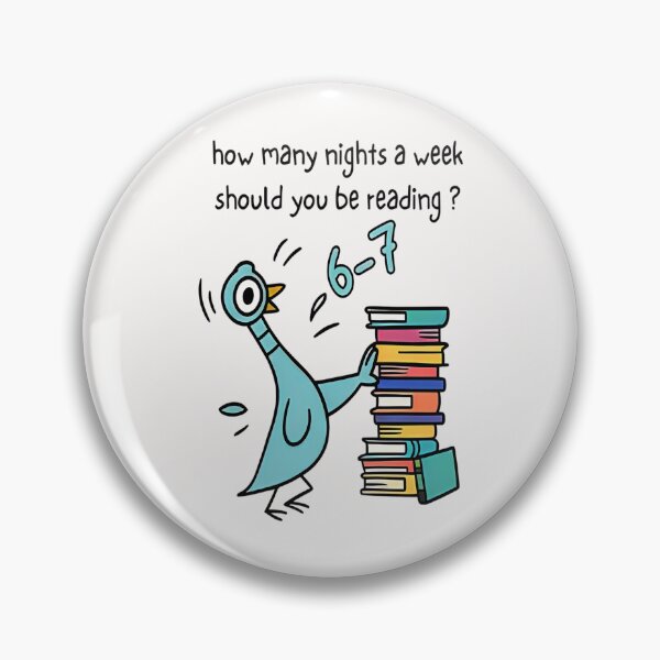 Item preview, How Many Nights A Week Should You Be Reading 6-7, Pigeon Elephant Piggie Children's Books Tee ,Teacher Six Seven 67  designed and sold by Yasminae.