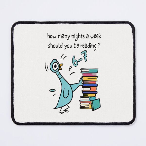Item preview, How Many Nights A Week Should You Be Reading 6-7, Pigeon Elephant Piggie Children's Books Tee ,Teacher Six Seven 67 designed and sold by Yasminae.